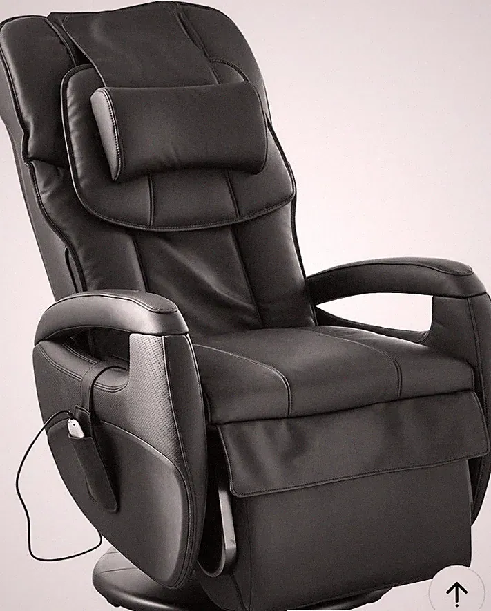 Cantus Aufstehsessel EC-331E mit Massage & Relax, Braun/Schwarz 80x117x114