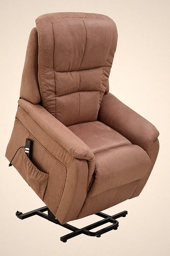 Fernsehsessel Aufstehhilfe braun TV Sessel Polstersessel Seniorensessel Motoren