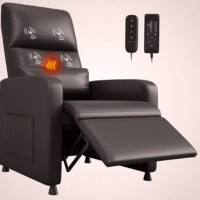 Fernsehsessel Aufstehhilfe Elektrisch Relaxsessel 4 Vibrationsmotoren 8 Massagep