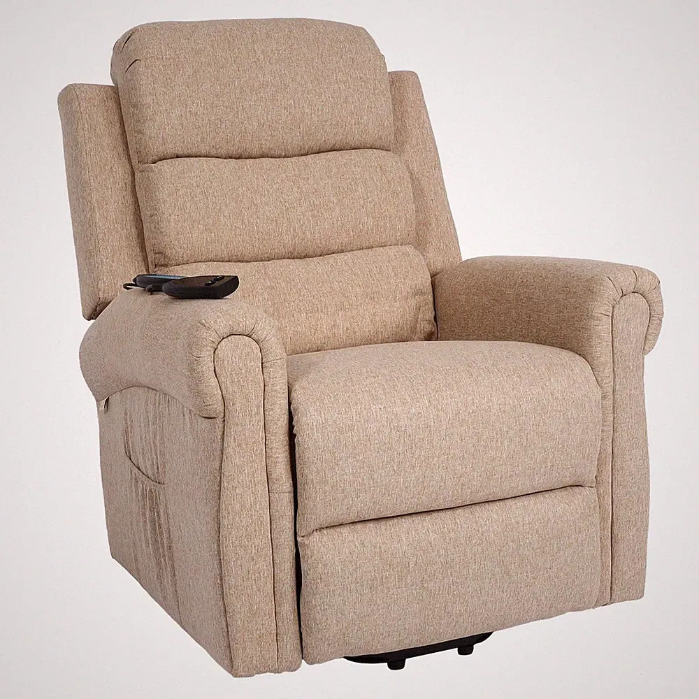 Fernsehsessel HWC-K63, Sessel, Liege Aufstehhilfe Massage Heizfunktion, Stoff