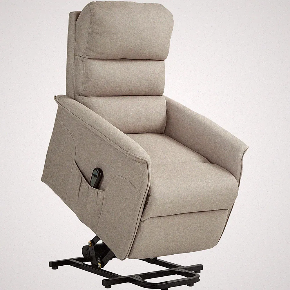 Beige Sessel mit Aufstehhilfe
