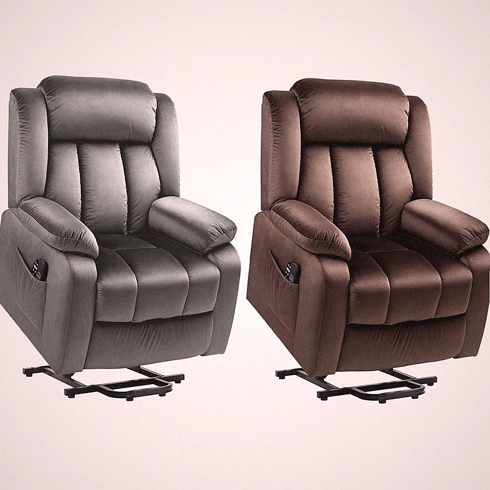 Fernsehsessel mit Aufstehhilfe Relaxsessel mit Liegefunktion, Vibrationsmassage
