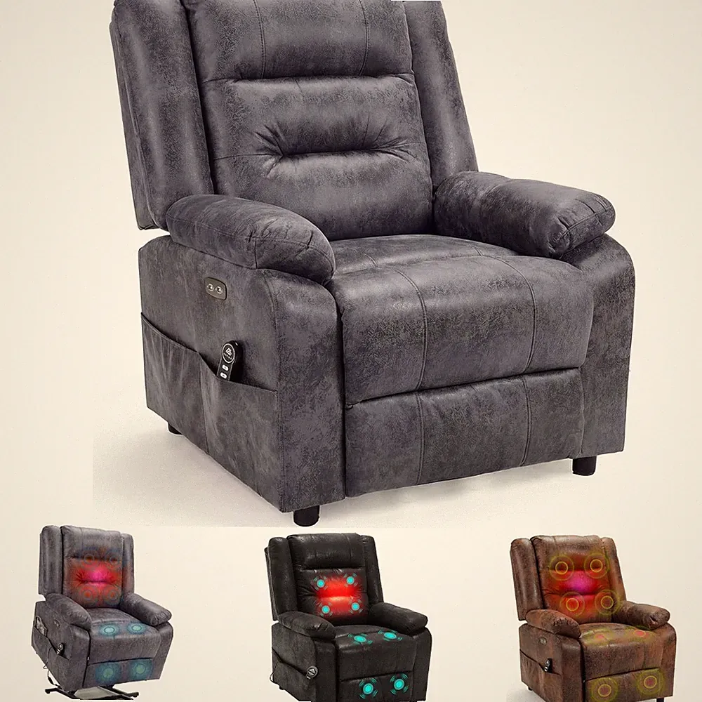 Massagesessel Fernsehsessel Aufstehhilfe Fußhocker Elektrisch Relaxsessel Sofa