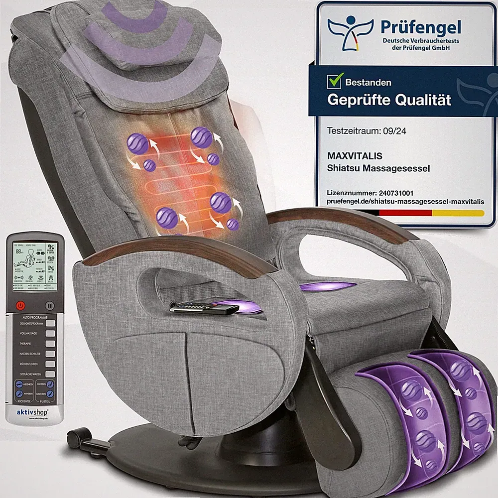 Massagesessel mit Aufstehfunktion Relaxsessel Fernsehsessel Shiatsu Massage