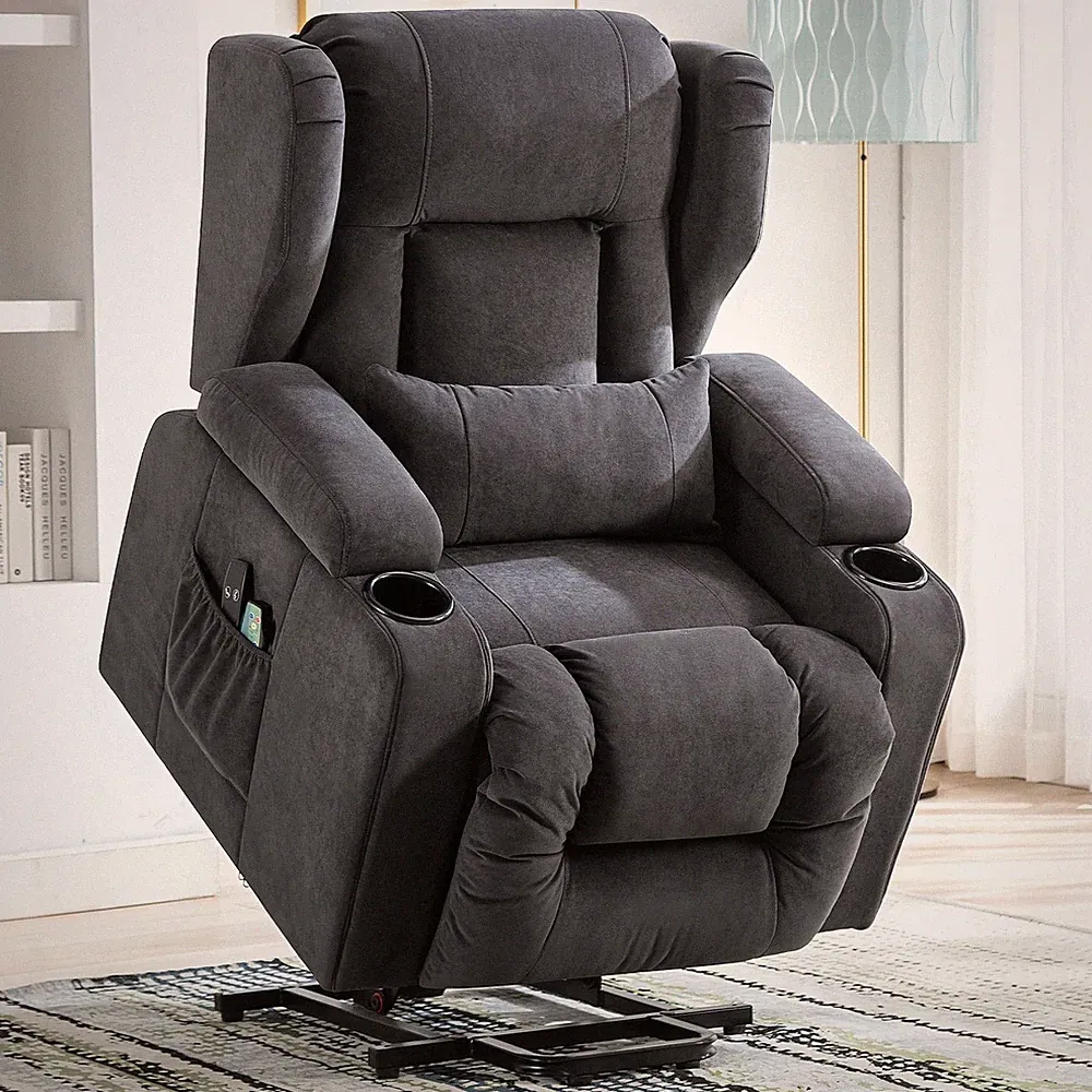 Massagesessel mit Aufstehhilfe Elektrischer Relaxsessel mit Liegefunktion DE NEU