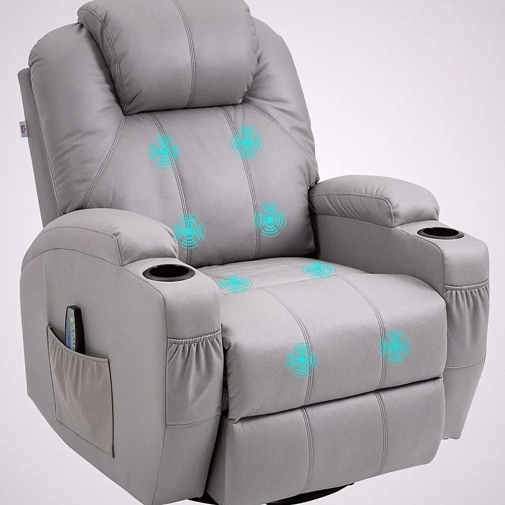 Massagesessel Relaxsessel mit Massagefunktion, Ruhesessel mit Fernbedienung