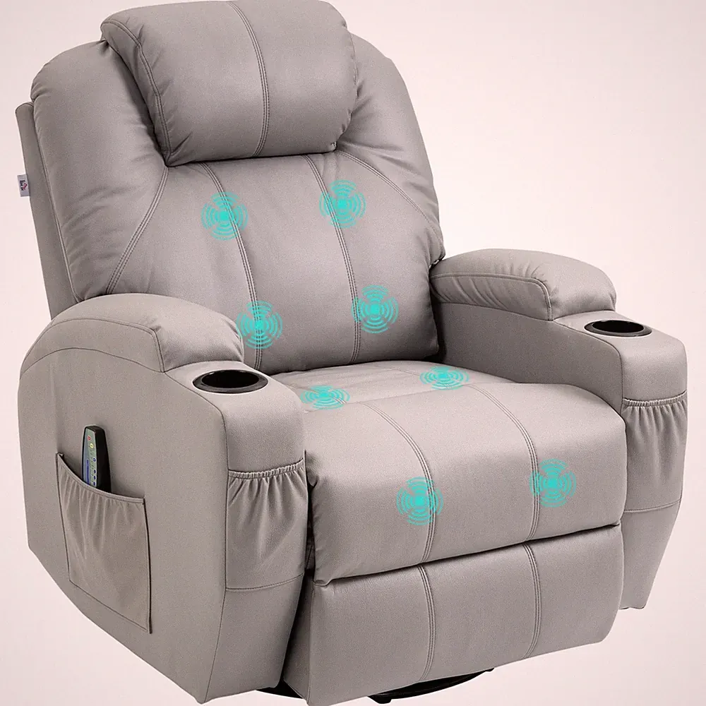 Massagesessel Relaxsessel mit Massagefunktion, Ruhesessel mit Fernbedienung