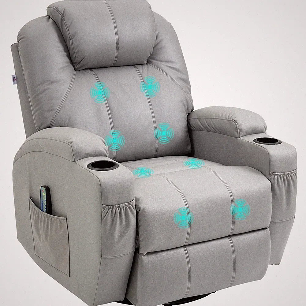 Massagesessel Relaxsessel mit Massagefunktion, Ruhesessel mit Fernbedienung