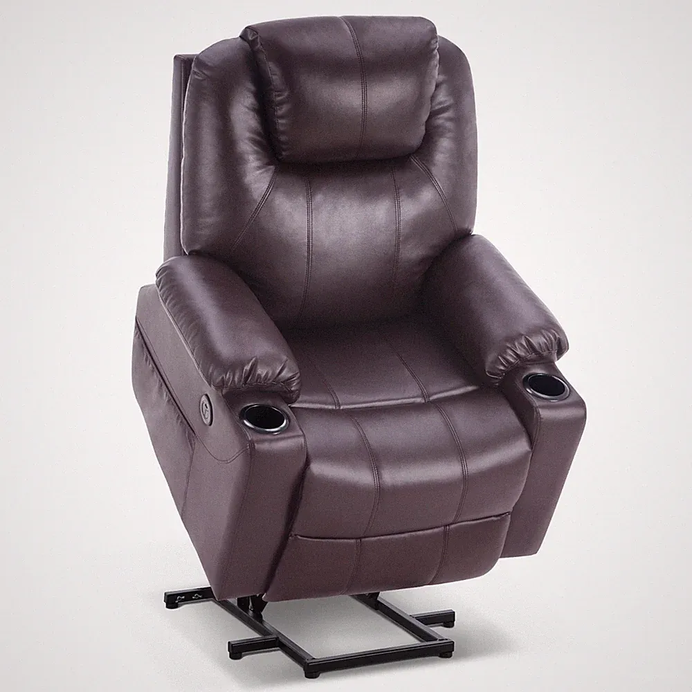 MCombo Elektrisch Aufstehhilfe Fernsehsessel Relaxsessel Massage+Heizung 7040DB