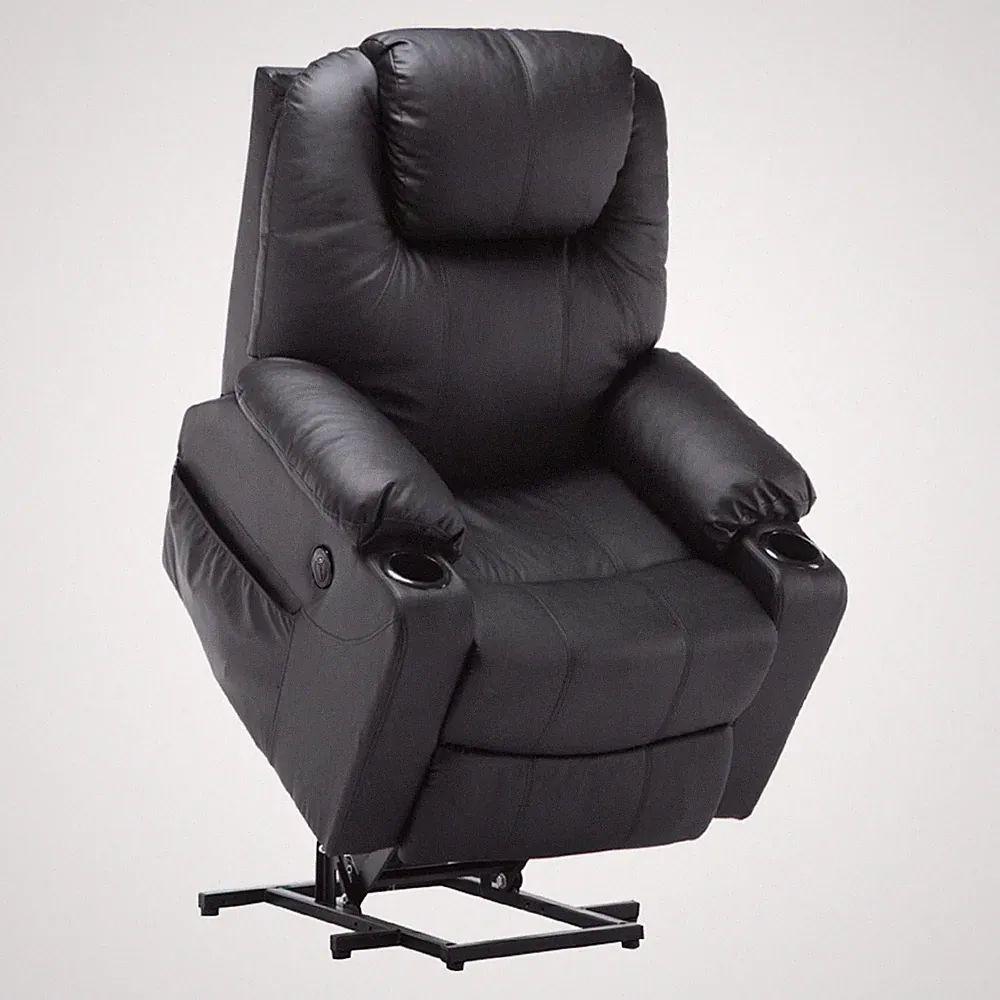 MCombo elektrisch Aufstehhilfe Relaxsessel verstellbar mit Massagefunktion 7040
