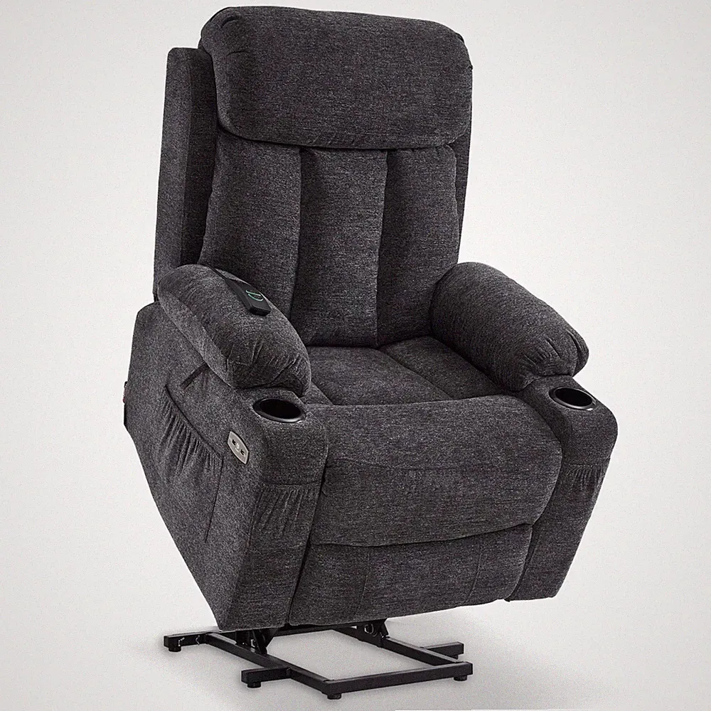 MCombo elektrische Aufstehhilfe Fernsehsessel Relaxsessel Stoff 7190DE