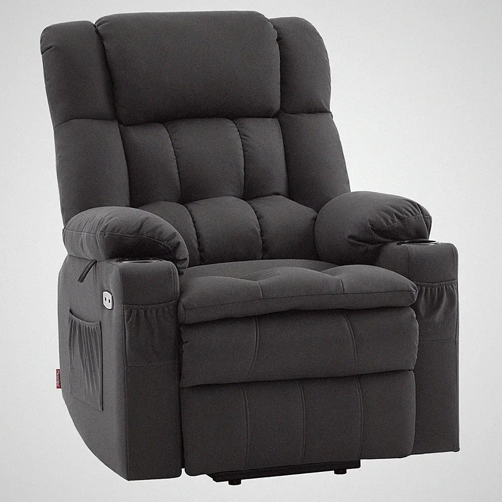 MCombo Elektrische Aufstehhilfe Relaxsessel 3 Motoren getrennt verstellbar7546MB