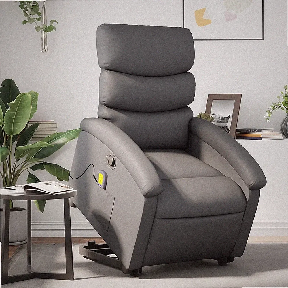Relaxsessel Aufstehhilfe Massagesessel Fernsehsessel Sessel Kunstleder DE