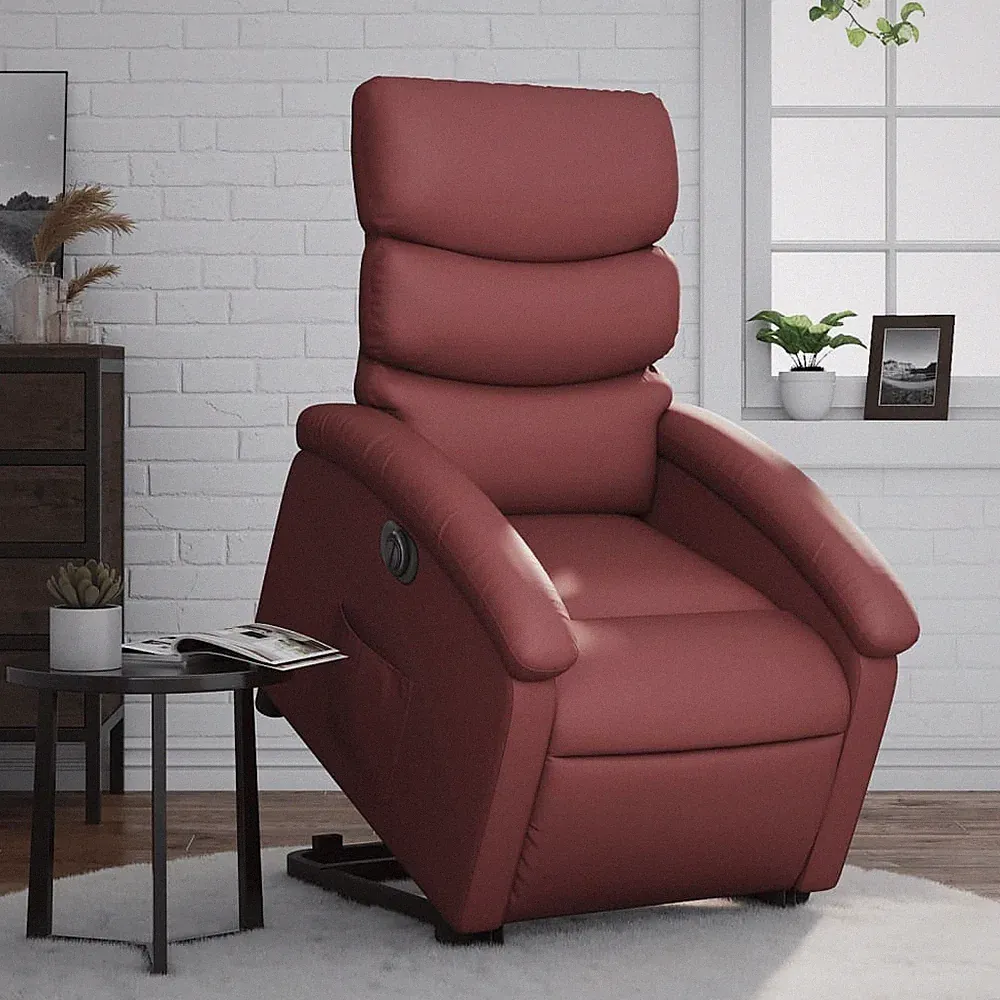 Relaxsessel Aufstehhilfe Massagesessel Fernsehsessel Sessel Kunstleder DE