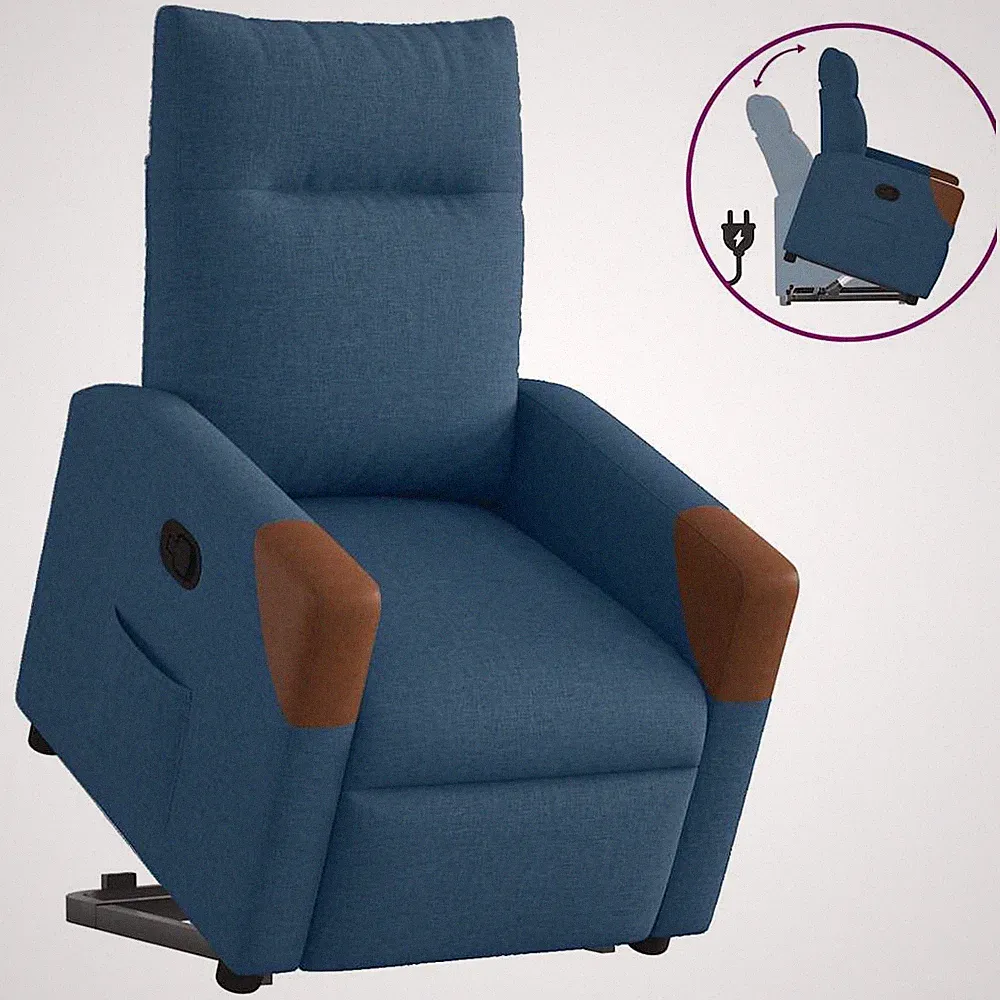 Relaxsessel mit Aufstehhilfe Elektrisch/Manuelles Stoff Sessel Fernsehsessel MY