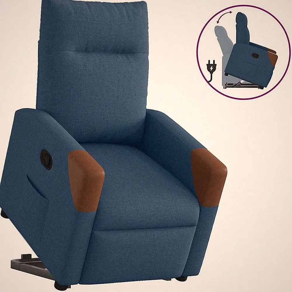 Relaxsessel mit Aufstehhilfe Elektrisch/Manuelles Stoff Sessel Fernsehsessel Sof