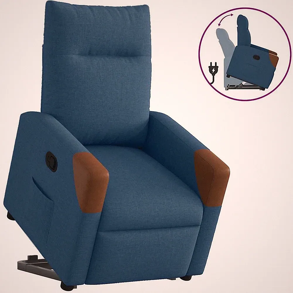 Relaxsessel mit Aufstehhilfe Elektrisch/Manuelles Stoff Sessel Fernsehsessel Sof