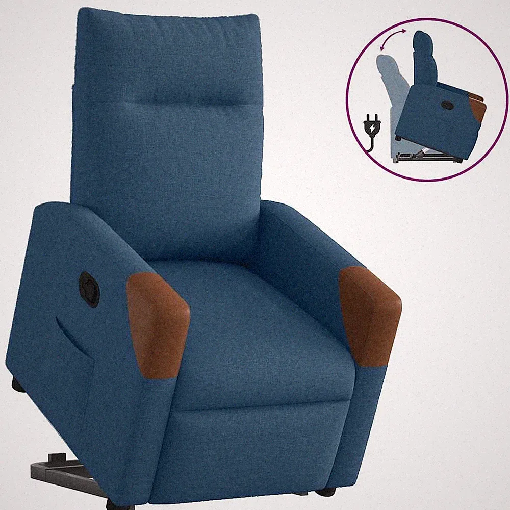 Relaxsessel mit Aufstehhilfe Elektrisch/Manuelles Stoff Sessel Fernsehsessel Sof