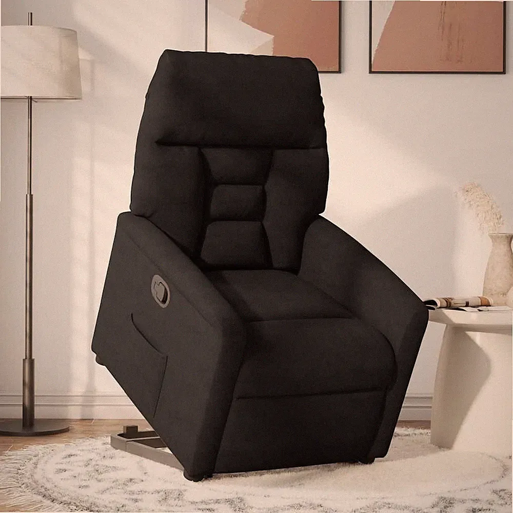 Relaxsessel mit Aufstehhilfe Elektrisch Taupe Mikrofasergewebe vidaXL