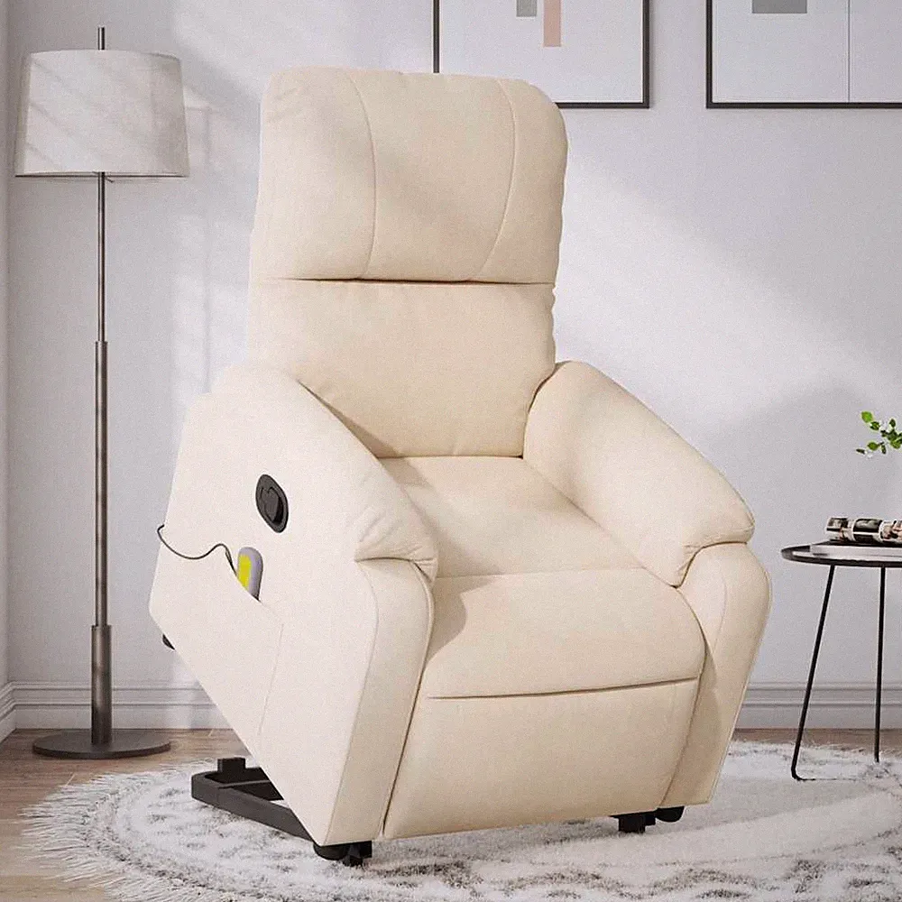 Relaxsessel mit Aufstehhilfe Fernsehsessel Sessel Mikrofasergewebe vidaXL