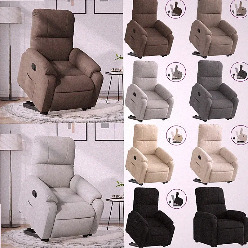 Relaxsessel mit Aufstehhilfe Fernsehsessel Sessel Mikrofasergewebe vidaXL