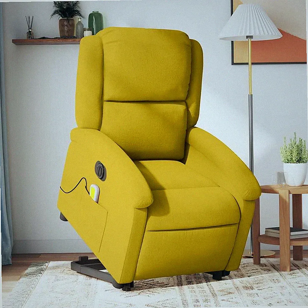 Relaxsessel mit Aufstehhilfe Massagesessel Fernsehsessel Sessel Samt vidaXL