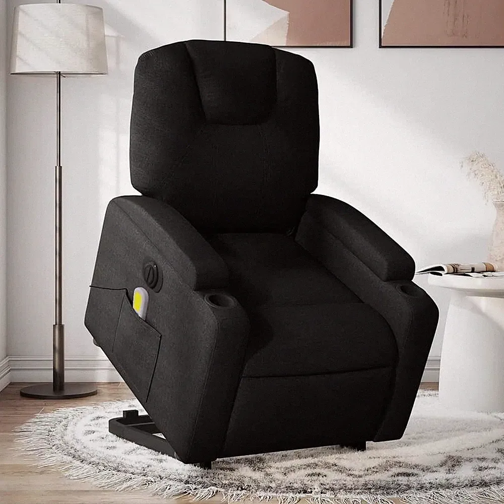 Relaxsessel mit Aufstehhilfe Massagesessel Fernsehsessel Sessel Stoff vidaXL