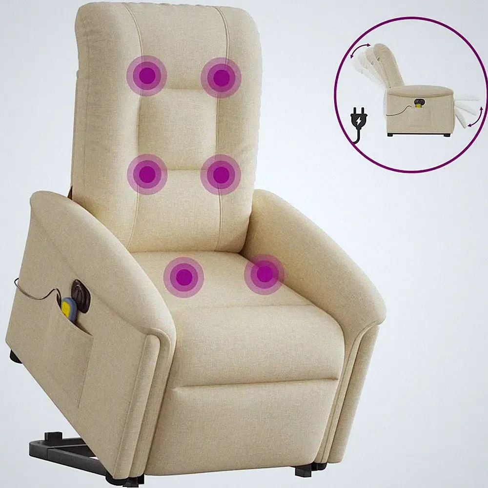 Relaxsessel mit Aufstehhilfe Stoff TV-Sessel mit Aufstehhilfe Sessel DE