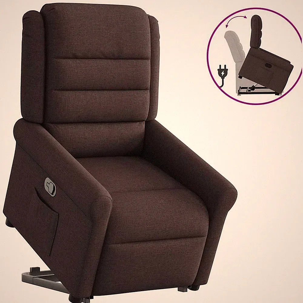 Relaxsessel mit Aufstehhilfe Stoff TV-Sessel mit Aufstehhilfe Sessel GU