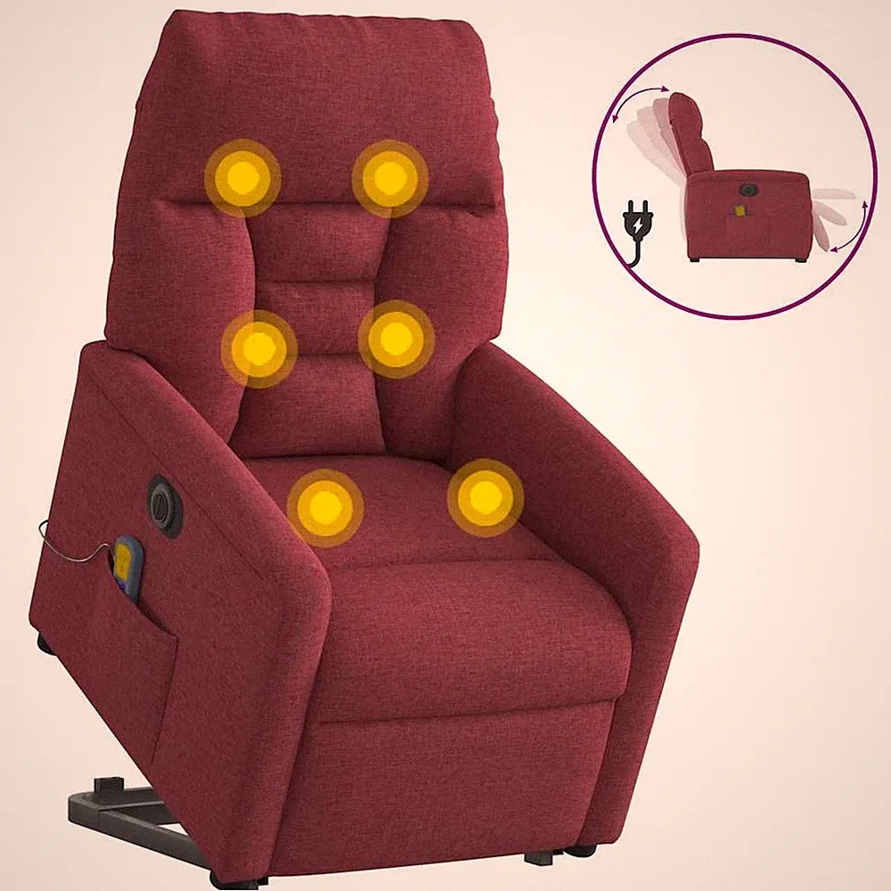 Relaxsessel mit Aufstehhilfe TV-Sessel Stoff TV-Sessel Ruhesessel vidaXL