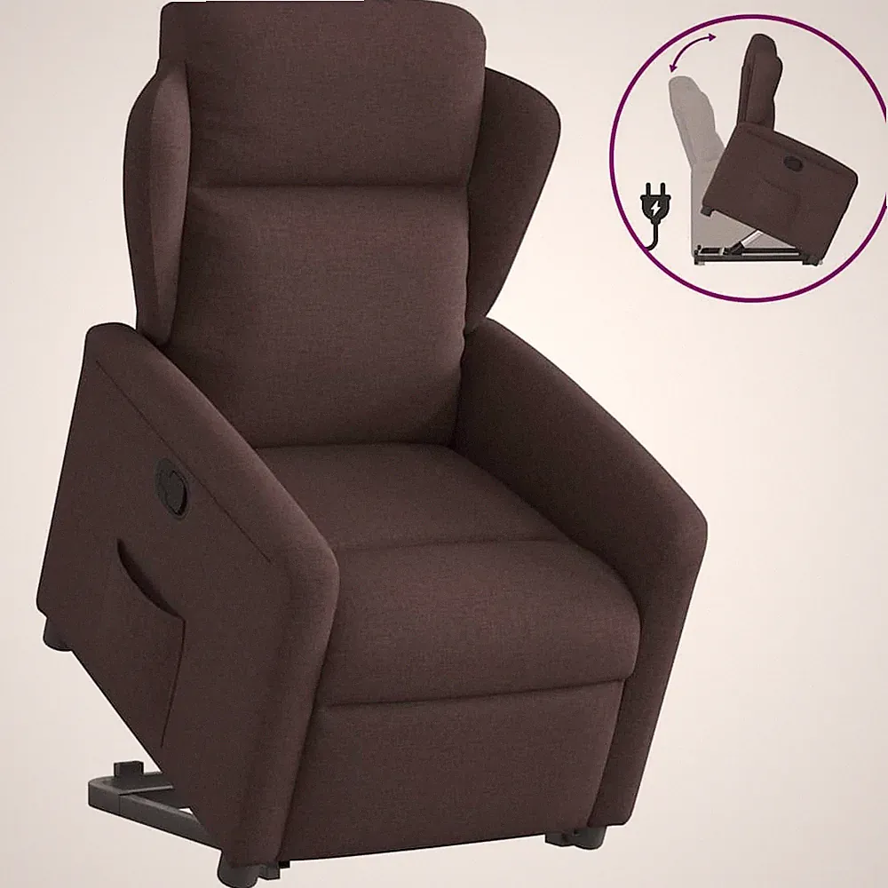 Relaxsessel mit Aufstehhilfe TV-Sessel Stoff TV-Sessel Ruhesessel vidaXL