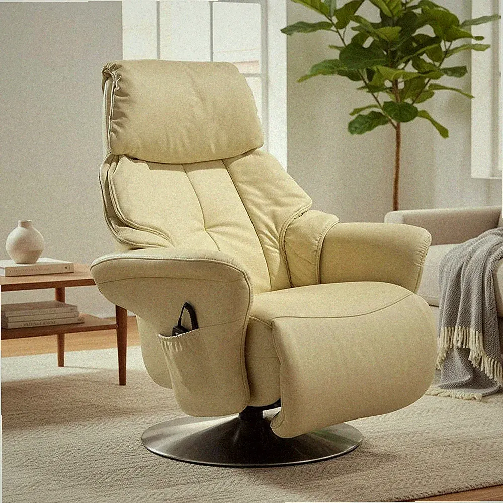 Sessel Himolla 7417 Easy-Swing – Longlife Leder Auster