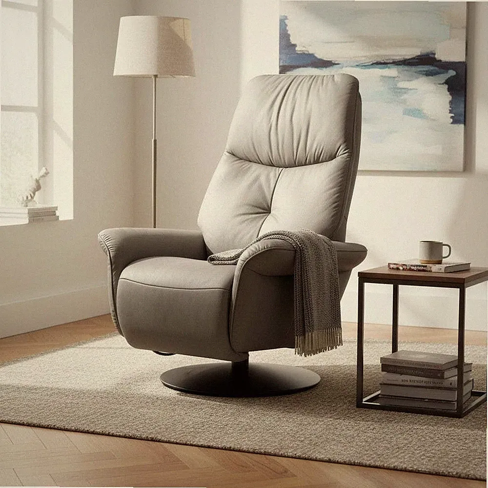 Sessel Himolla 8951 Easy-Swing – Longlife Leder Sea