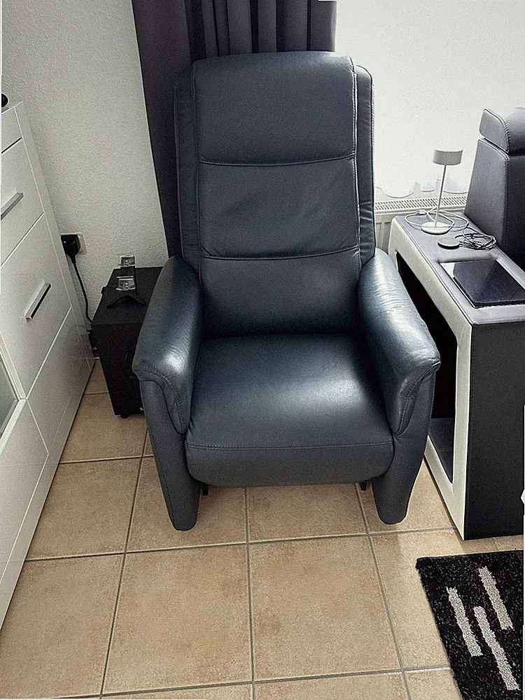 sessel leder elektrisch mit aufstehhilfe