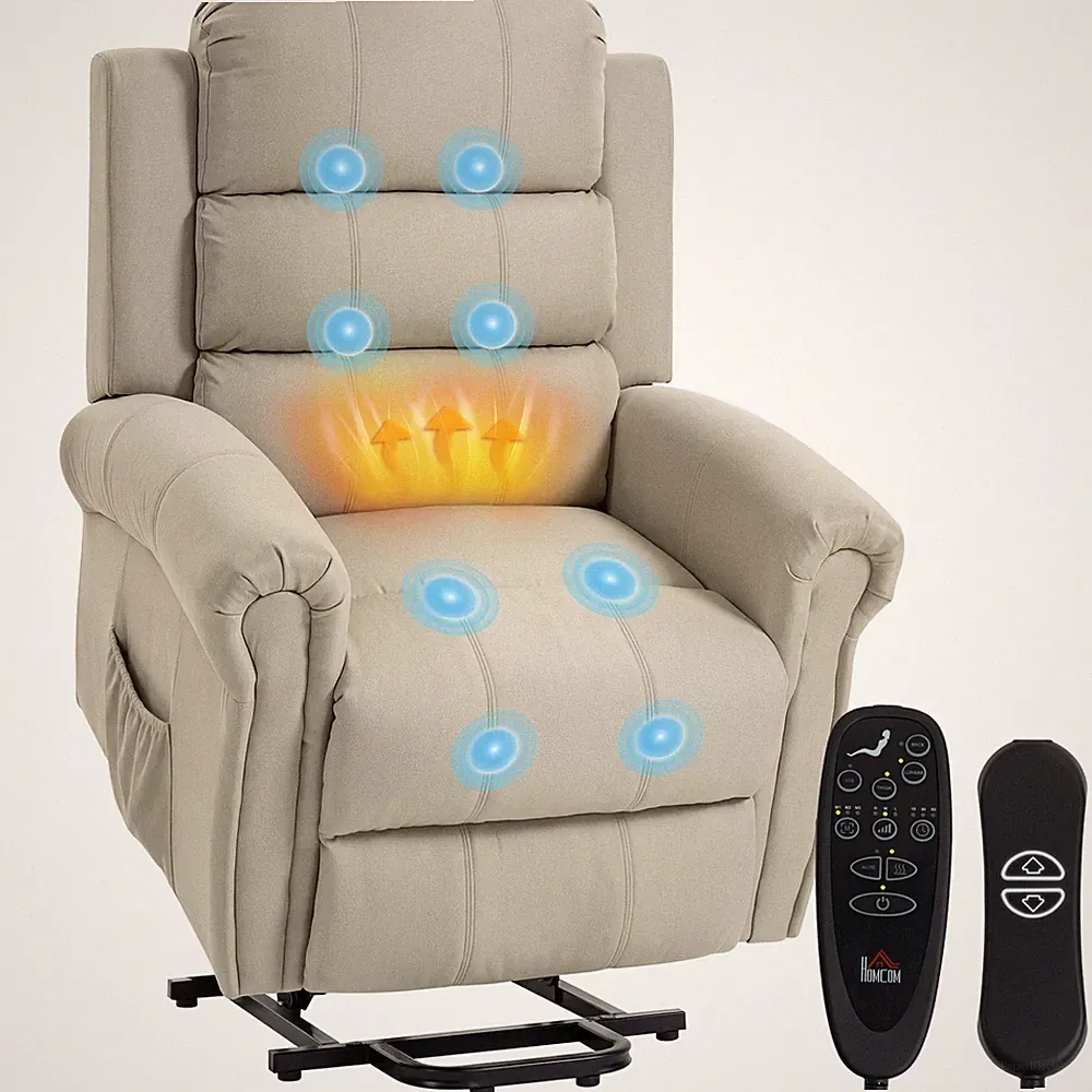Sessel mit Aufstehhilfe Neigebarer Massagesessel, Elektrischer Refurbished
