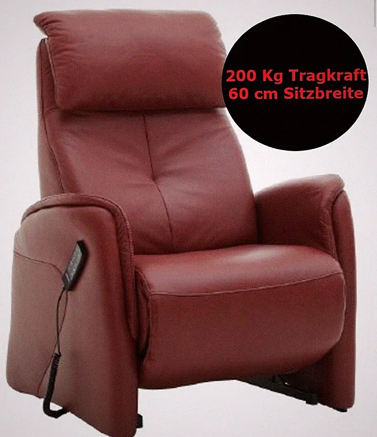 Sessel mit Sitzheizung EC02 XXL 200 Kg belastbar HUKLA 2 Motoren Bestellung