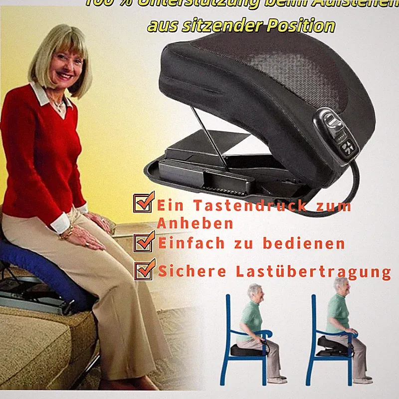 Sitz mit Aufstehfunktion, Katapultsitz, elektrische Aufstehhilfe Tragbare DE