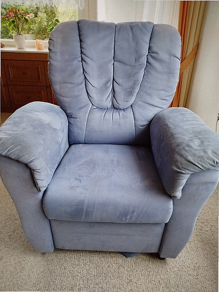 Blau Aufstehsessel
