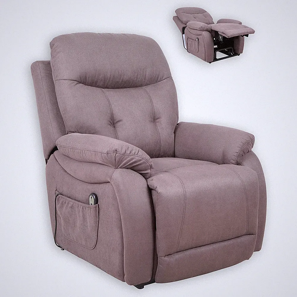 TV-Sessel - braun - mit Aufstehhilfe Sessel Cocktailsessel Fernsehsessel
