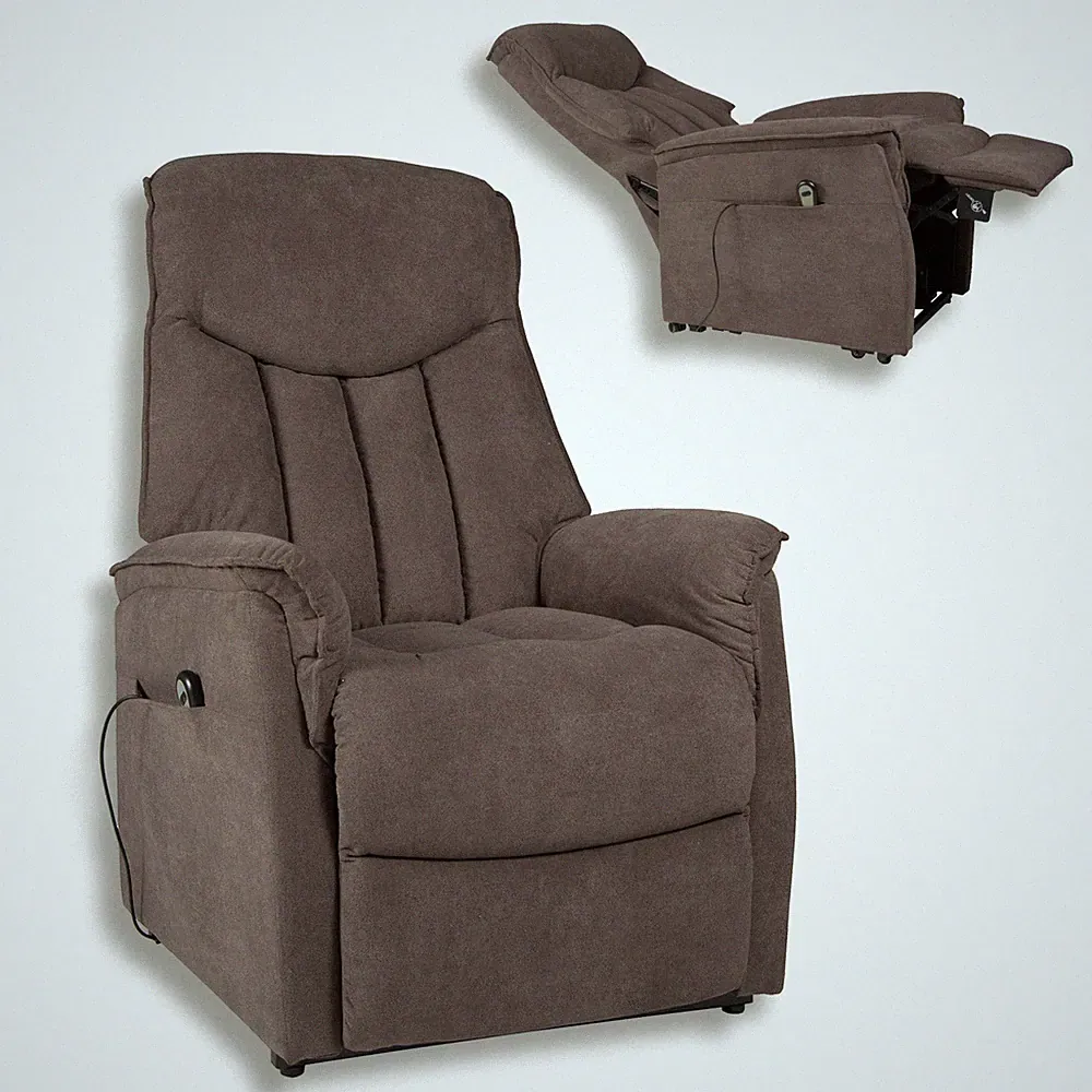 TV-Sessel - dunkelbraun - mit Aufstehhilfe Sessel Cocktailsessel Fernsehsessel